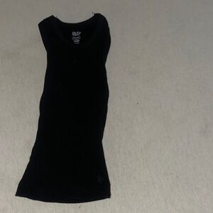 Kids Size OS Black Sleeveless Top